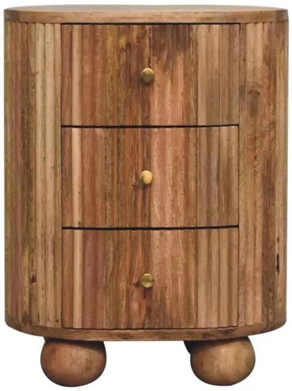 Soba - Ball Drawer Bedside Table