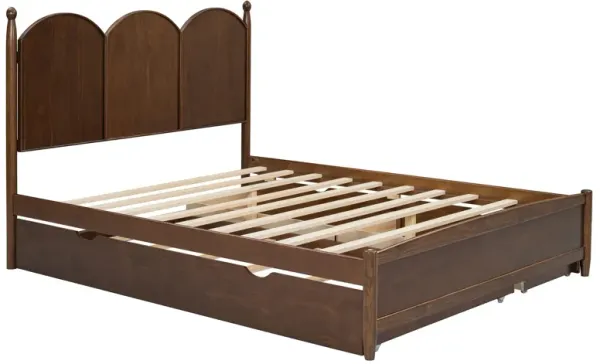 Platform Bed With With 2 Big Drawers And Trundle