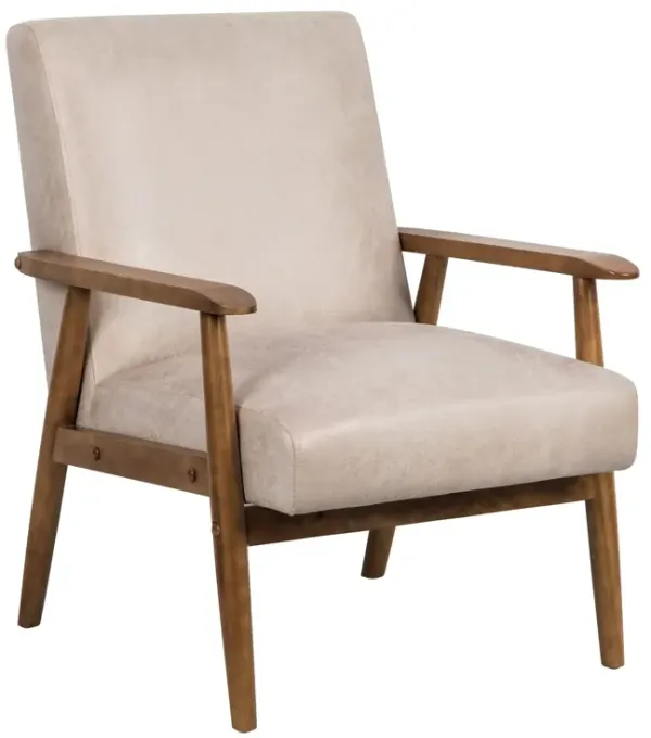 Wide Classic Mid-Century Modern Arm Chair