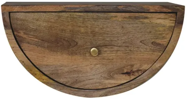 Crescent Floating Nightstand - Beige