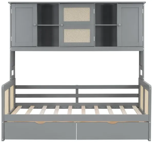 Daybed And All In One Cabinet And Shelf