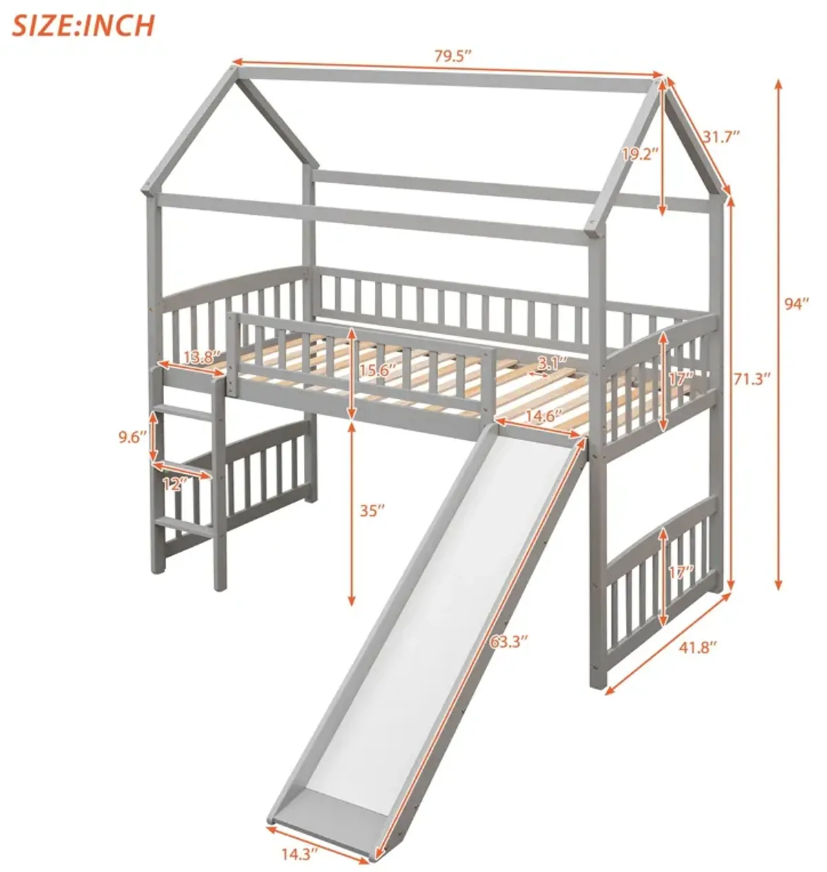 Loft Bed With Slide