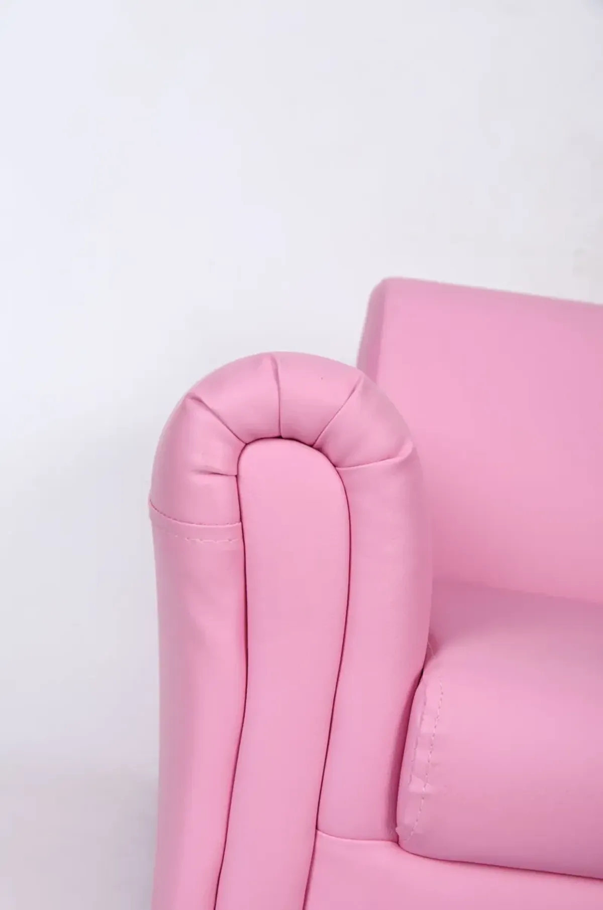 Kids Club Chair Sofa / Sectional And Ottoman - Pink