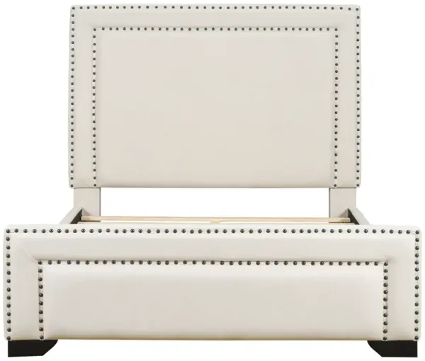 Upholstered Bed With Slats Support, No Box Spring Needed