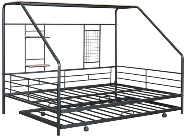 Playhouse Design Bed With Trundle