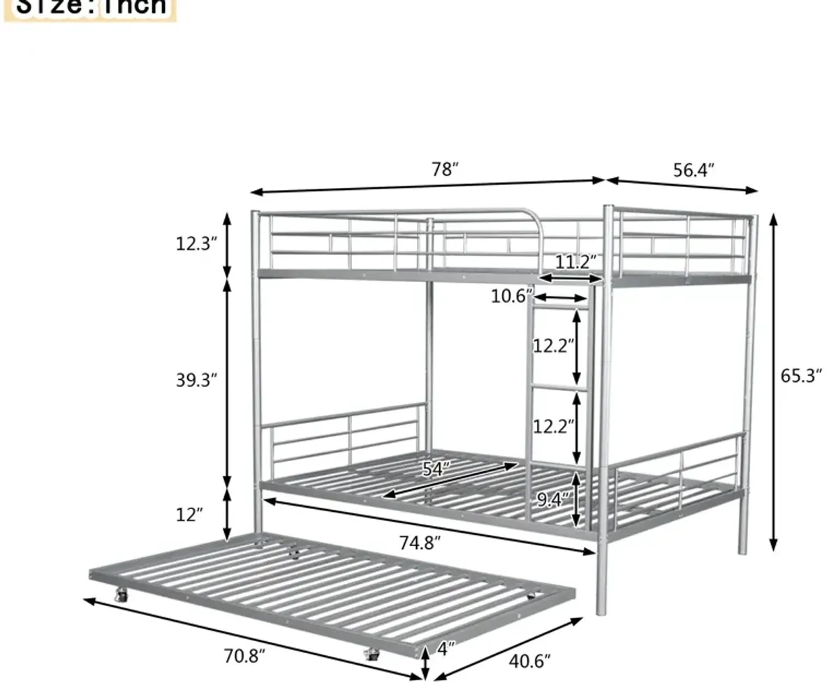 Steel Construction Bunk Bed