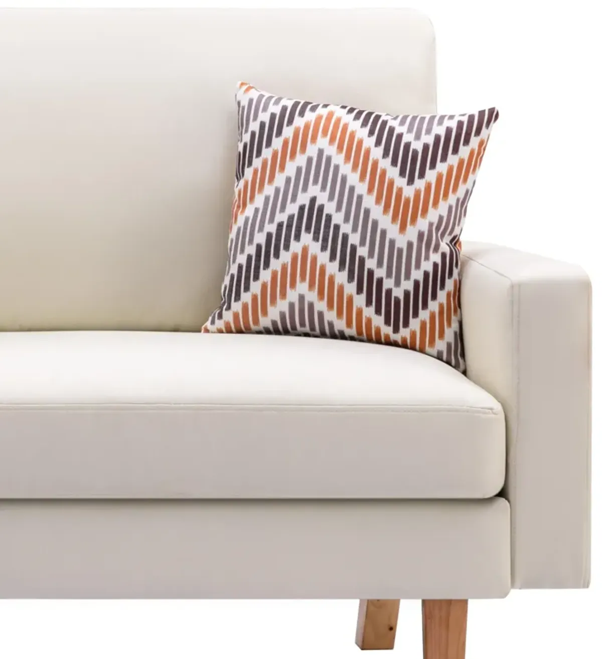 Bahamas - Minimalistic Sofa With 2 Throw Pillows