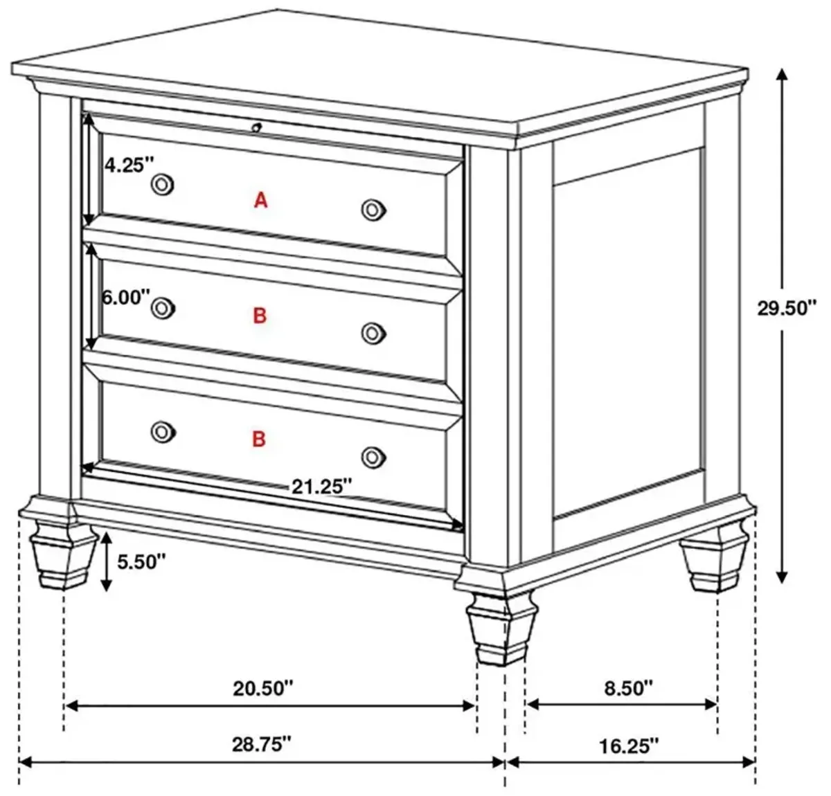 Sandy Beach - Panel Bed Bedroom Set