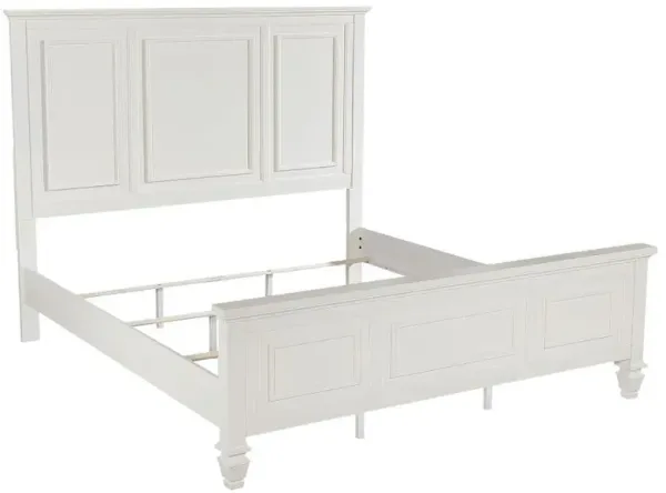 Sandy Beach - 63" Panel Bed with High Headboard