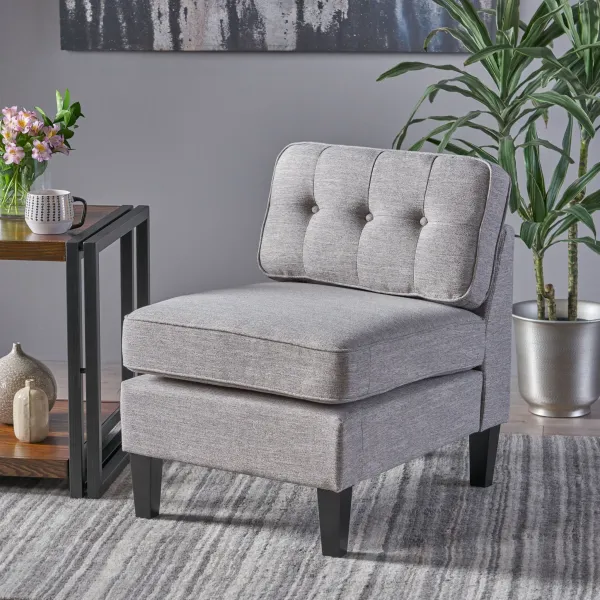 Upholstered Modern Accent Comfy Chair