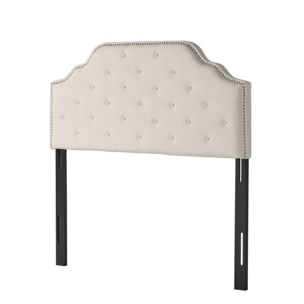 Charismatic - Size Headboard With Button Tufting And Nailhead Trim