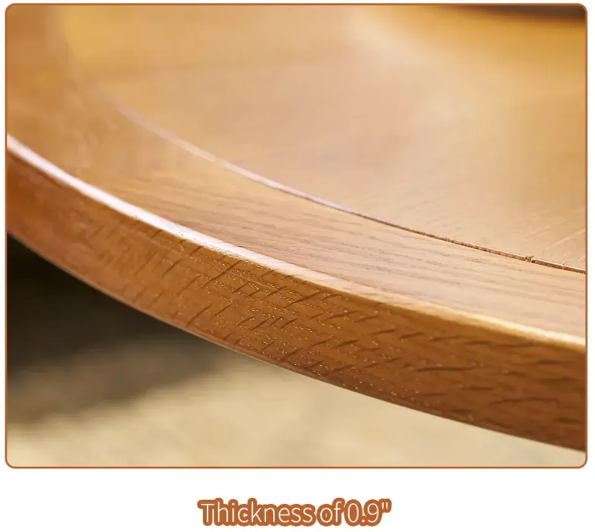 2 Piece Modern Farmhouse Living Room Coffee Table Set, Stylish And Elegant Nesting Round Wooden Table, Side End Table Set For Living Room - Brown