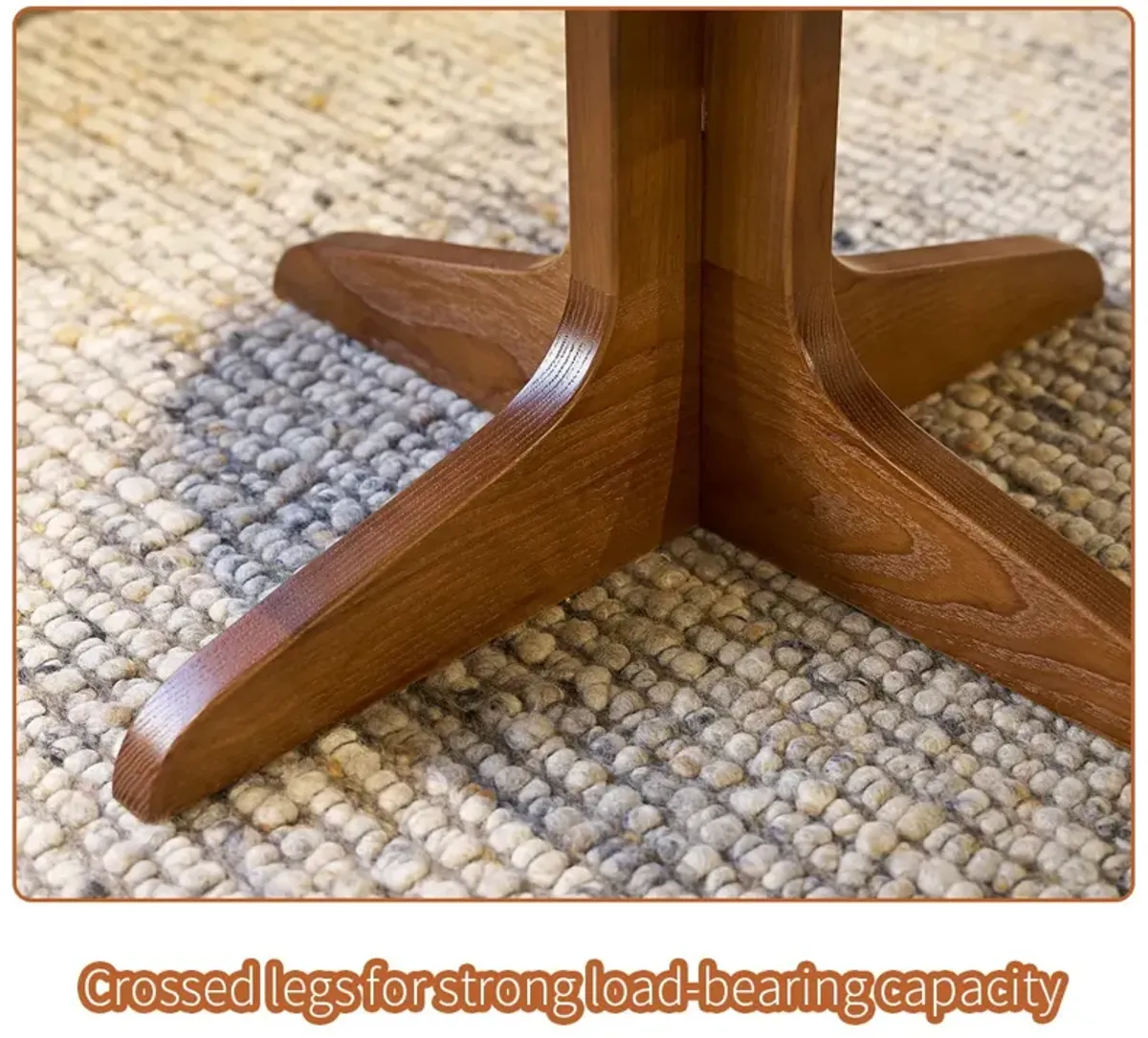 2 Piece Modern Farmhouse Living Room Coffee Table Set, Stylish And Elegant Nesting Round Wooden Table, Side End Table Set For Living Room - Brown