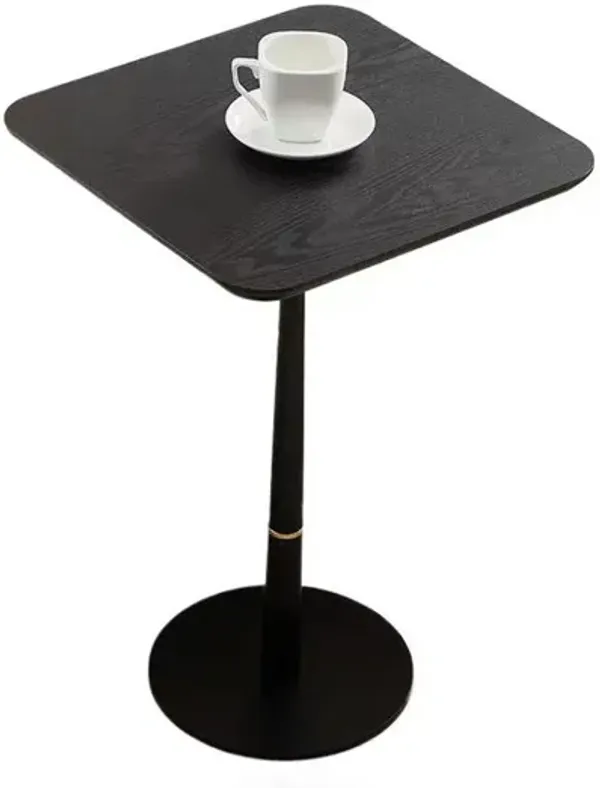 Modern Square Coffee Table And Computer Desk - Black / Gold