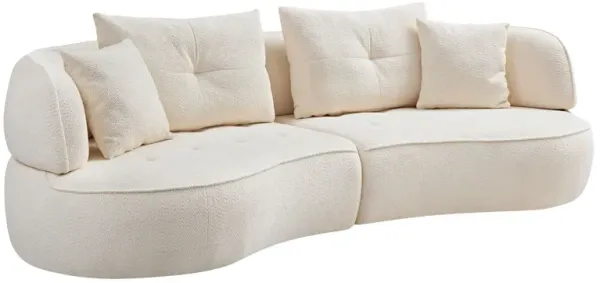 Modular Sofa, Durable Fabric, Solid Wood Frame, High Density Sponge Padding, Seating For 4