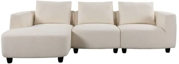 Mid-Century Modern 3 Seater Sofa With Recliner