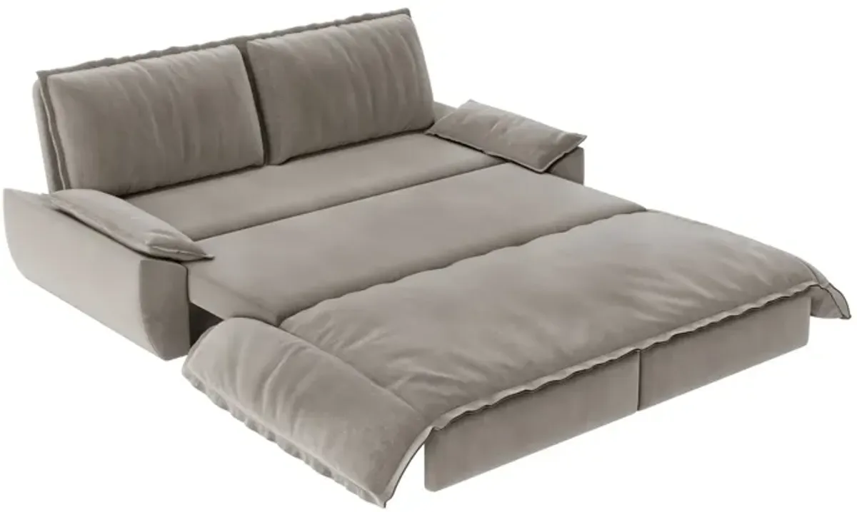 Pull Out Sleeper Sofa Bed, 3 In 1 Multi Functional