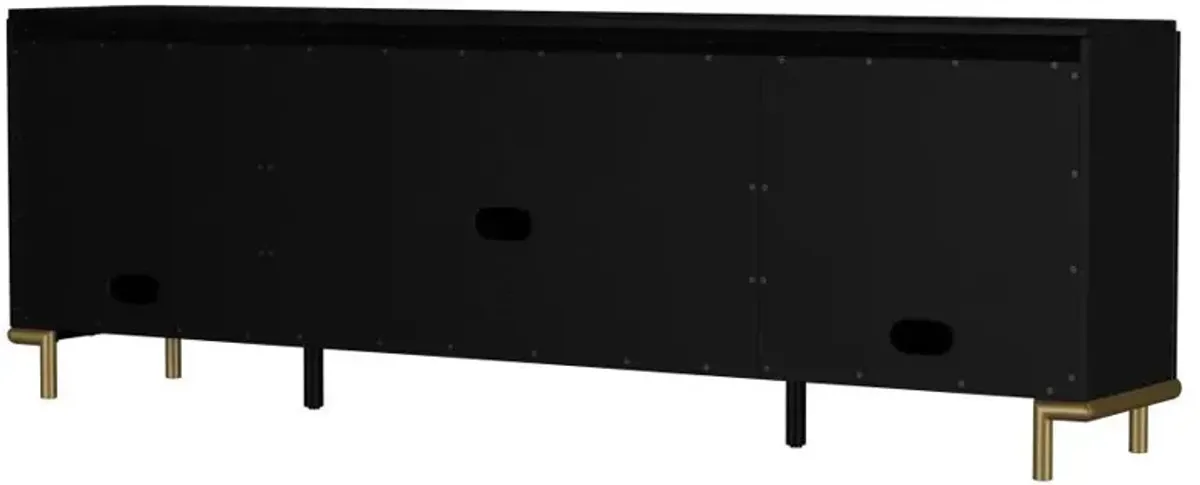 Arini - Rattan Cane 2-Door TV Stand Media Console