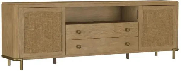 Arini - Rattan Cane 2-Door TV Stand Media Console
