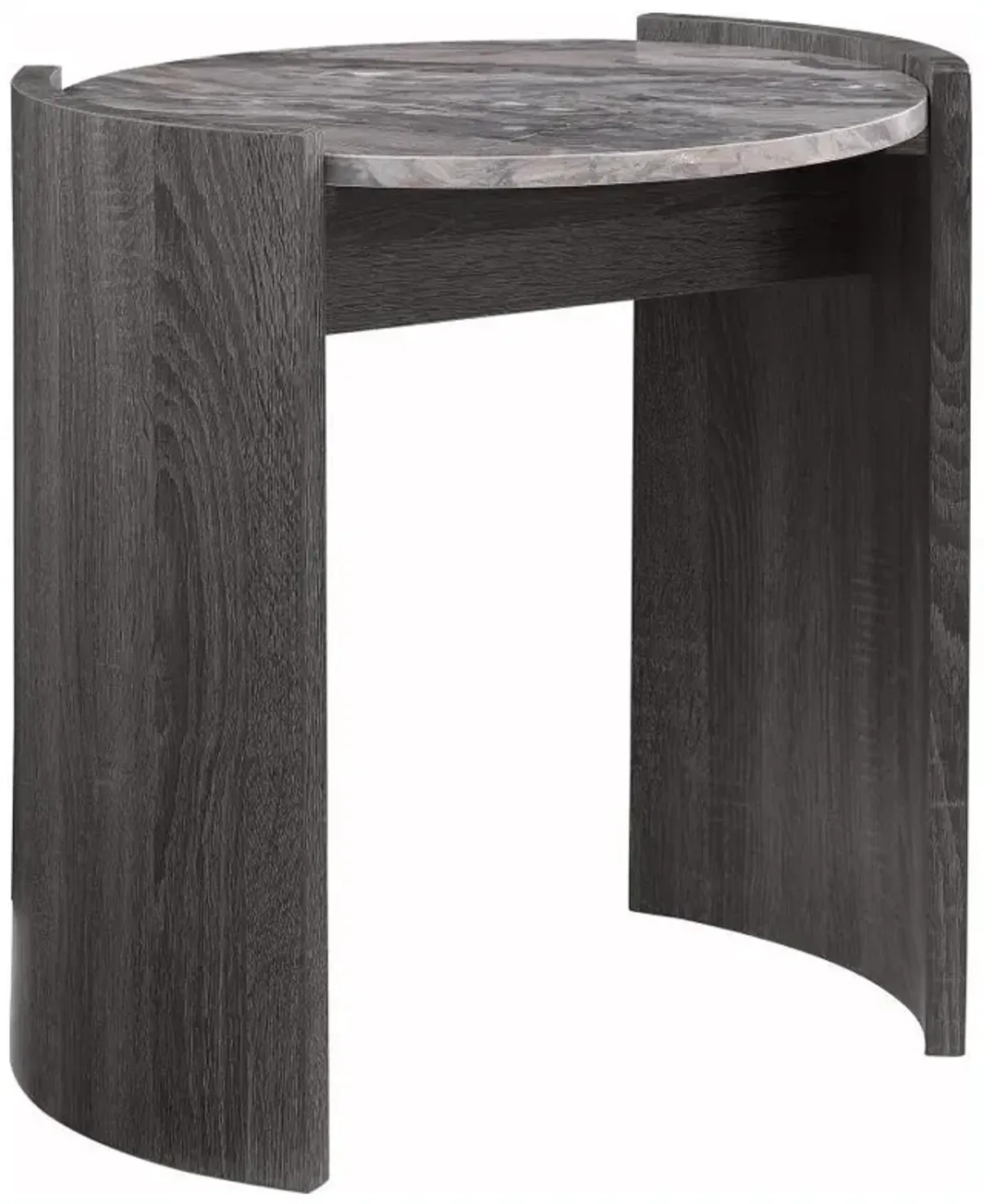 Gladstone - Round Faux Marble Top Table