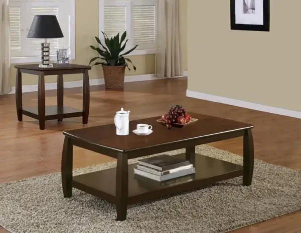 Dixon - Rectangular Wood Coffee Table Set