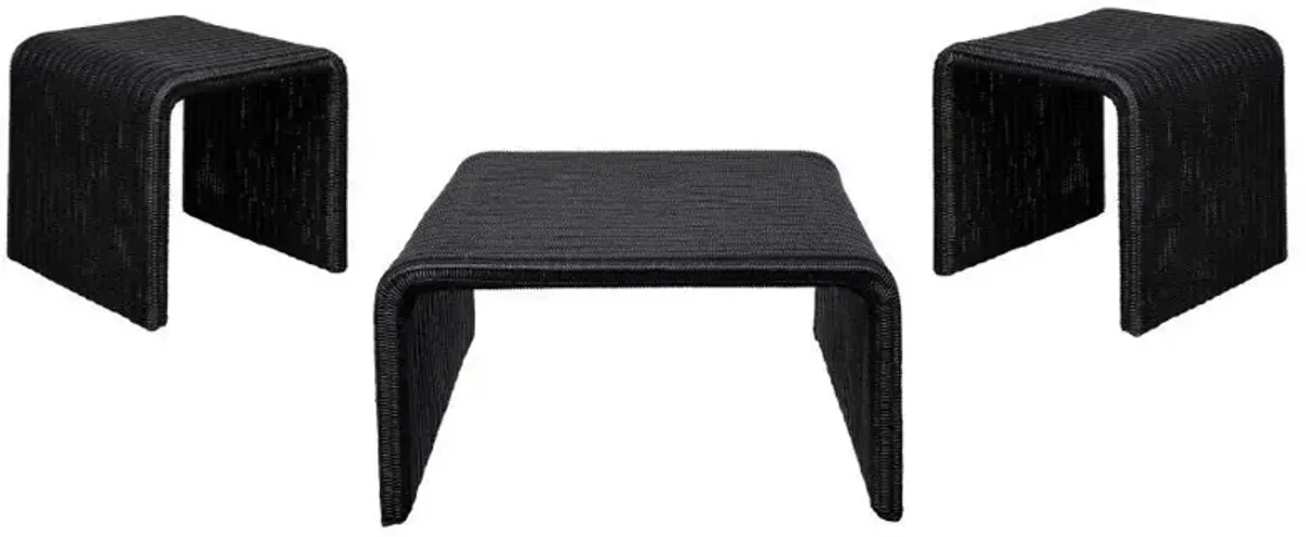 Cahya - Rattan Coffee And End Table Set