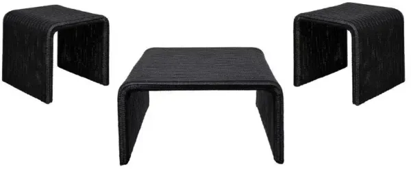 Cahya - Rattan Coffee And End Table Set