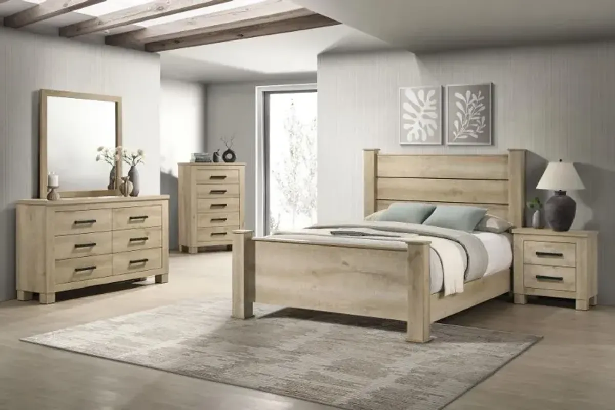 Oakglen - Dresser Mirror - Weathered Oak