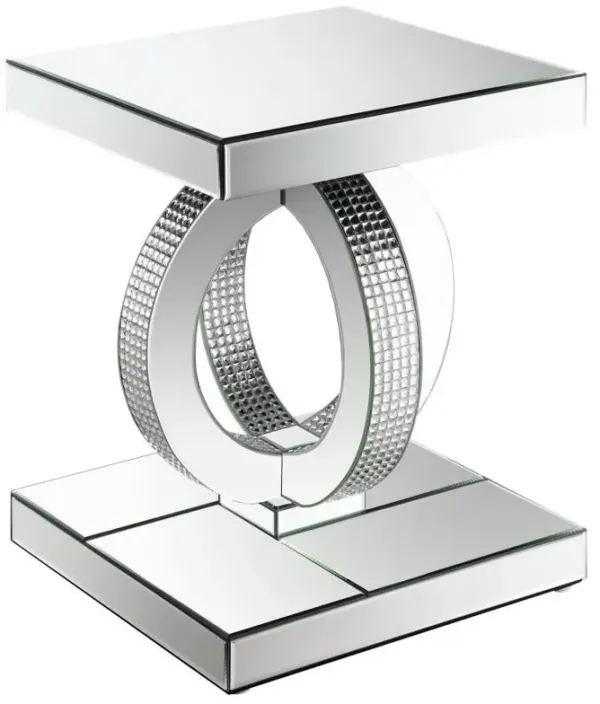 Breena - Mirrored Coffee Table Set