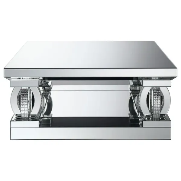 Amalia - Mirrored Coffee Table Set