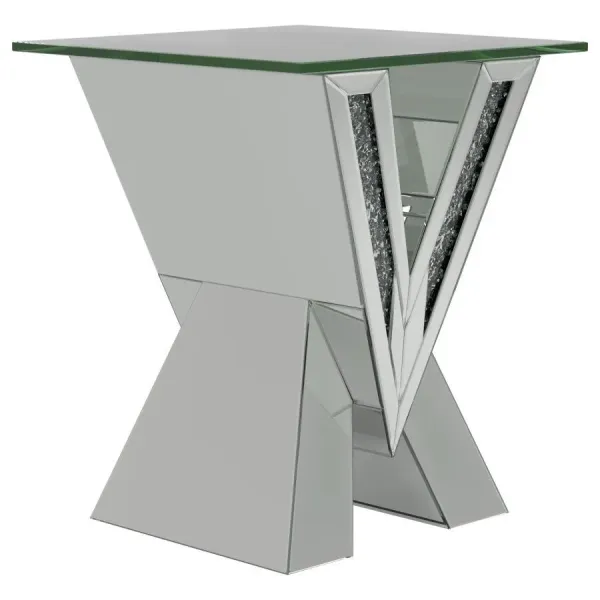 Taffeta - Mirrored Coffee Table Set