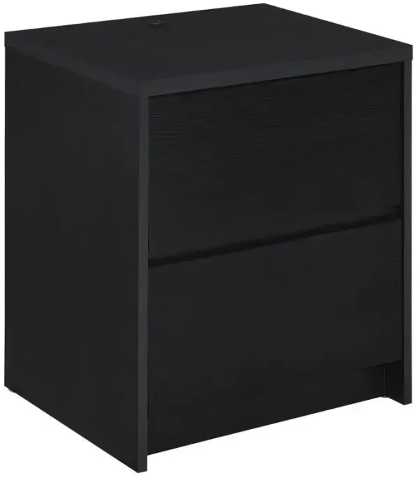 Westpark - 2-Drawer Nightstand LED Lights And USB
