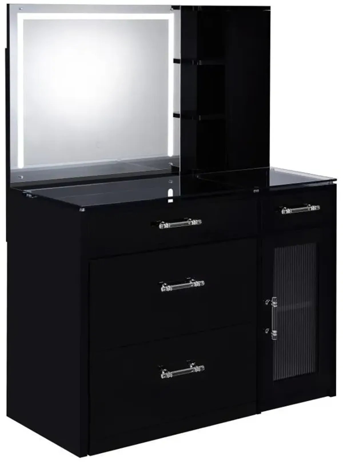 Flora - 2-Drawer Vanity Set With LED Mirror