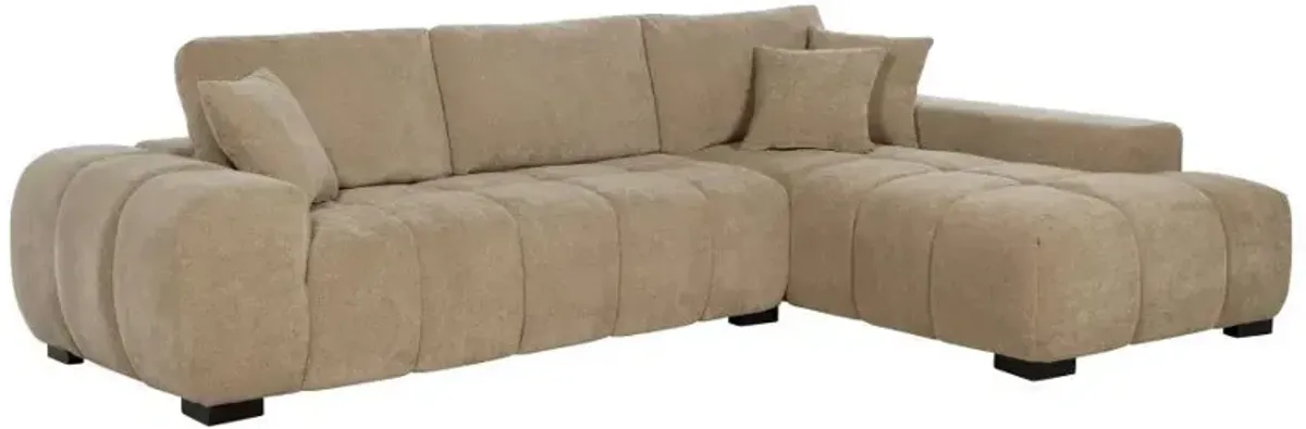 Octavia - Upholstered Sectional Chaise Sofa