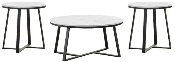 Hugo - Faux Marble Coffee Table Set