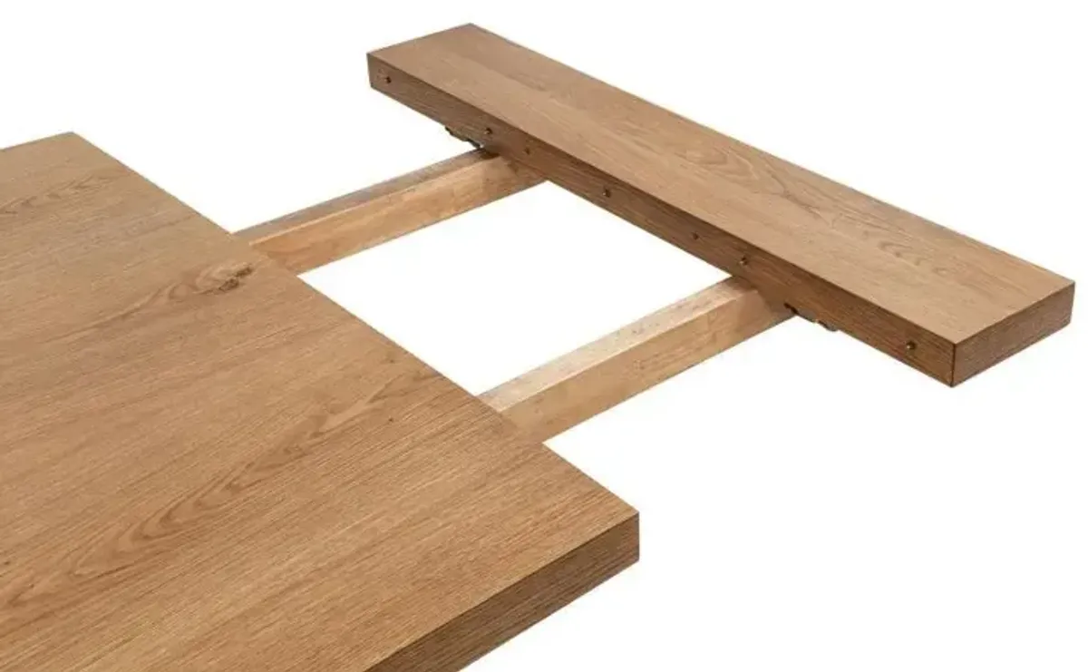 Middleton - 106" Extension Leaf Dining Table - Natural Brown