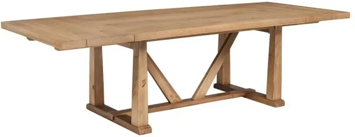 Middleton - 106" Extension Leaf Dining Table - Natural Brown
