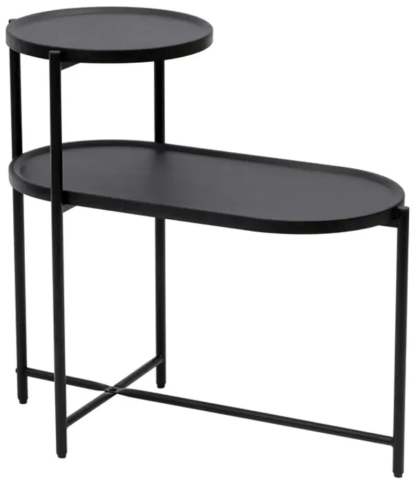 Round Coffee Table With Storage Tray 2 Tier Oval End Tables Wooden Small Side Table For Living Room