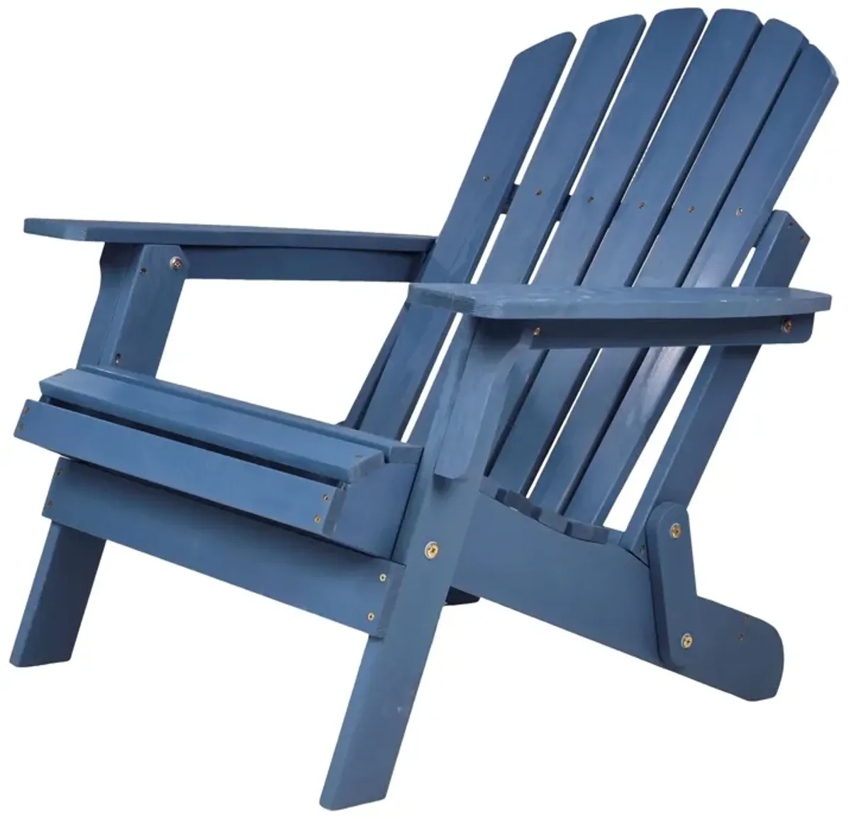 Oversize Outdoor Folding Adirondack Chair, Patio Chair For Garden