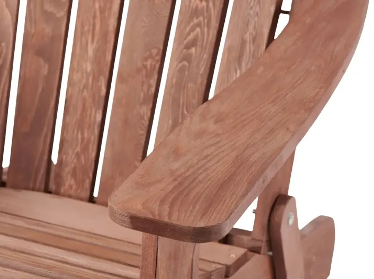 Oversize Outdoor Folding Adirondack Chair, Patio Chair For Garden