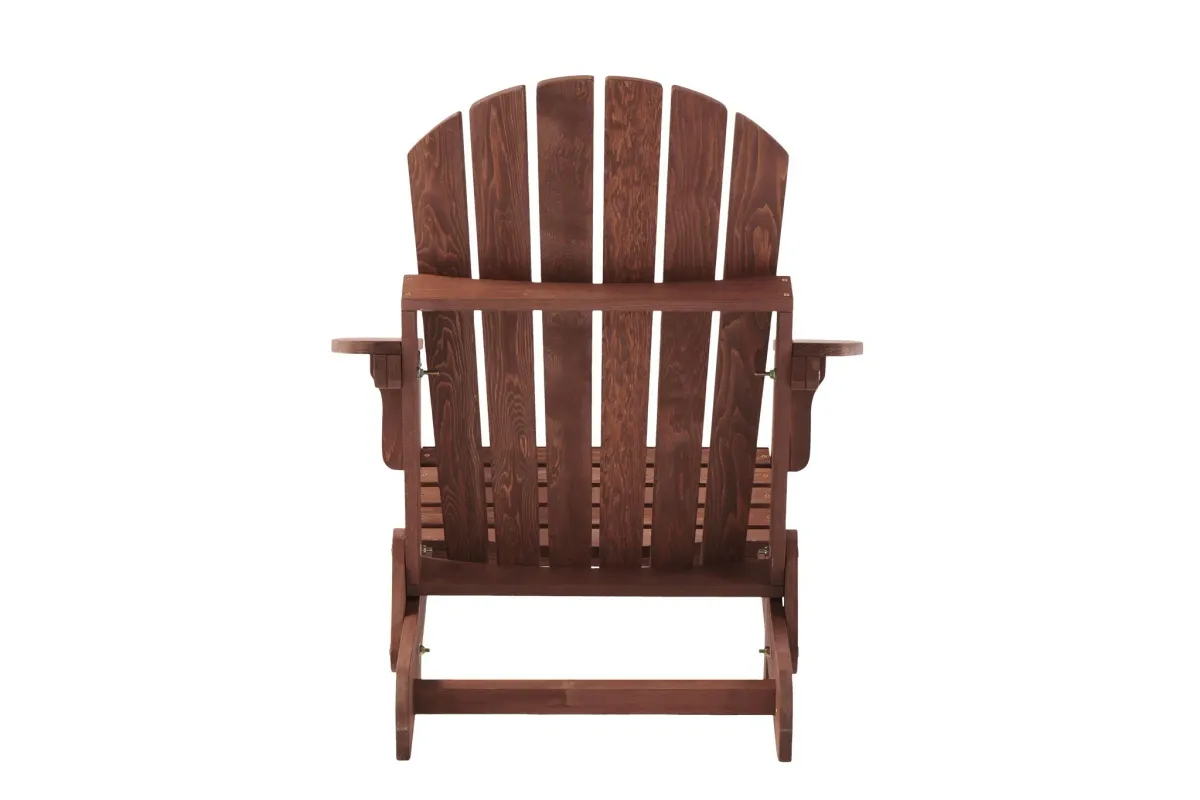 Oversize Outdoor Folding Adirondack Chair, Patio Chair For Garden