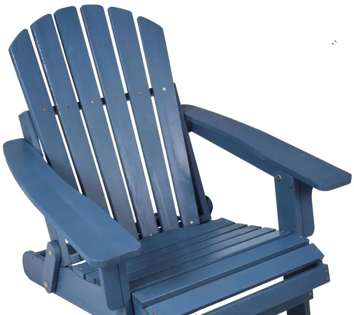 Oversize Outdoor Folding Adirondack Chair, Patio Chair For Garden