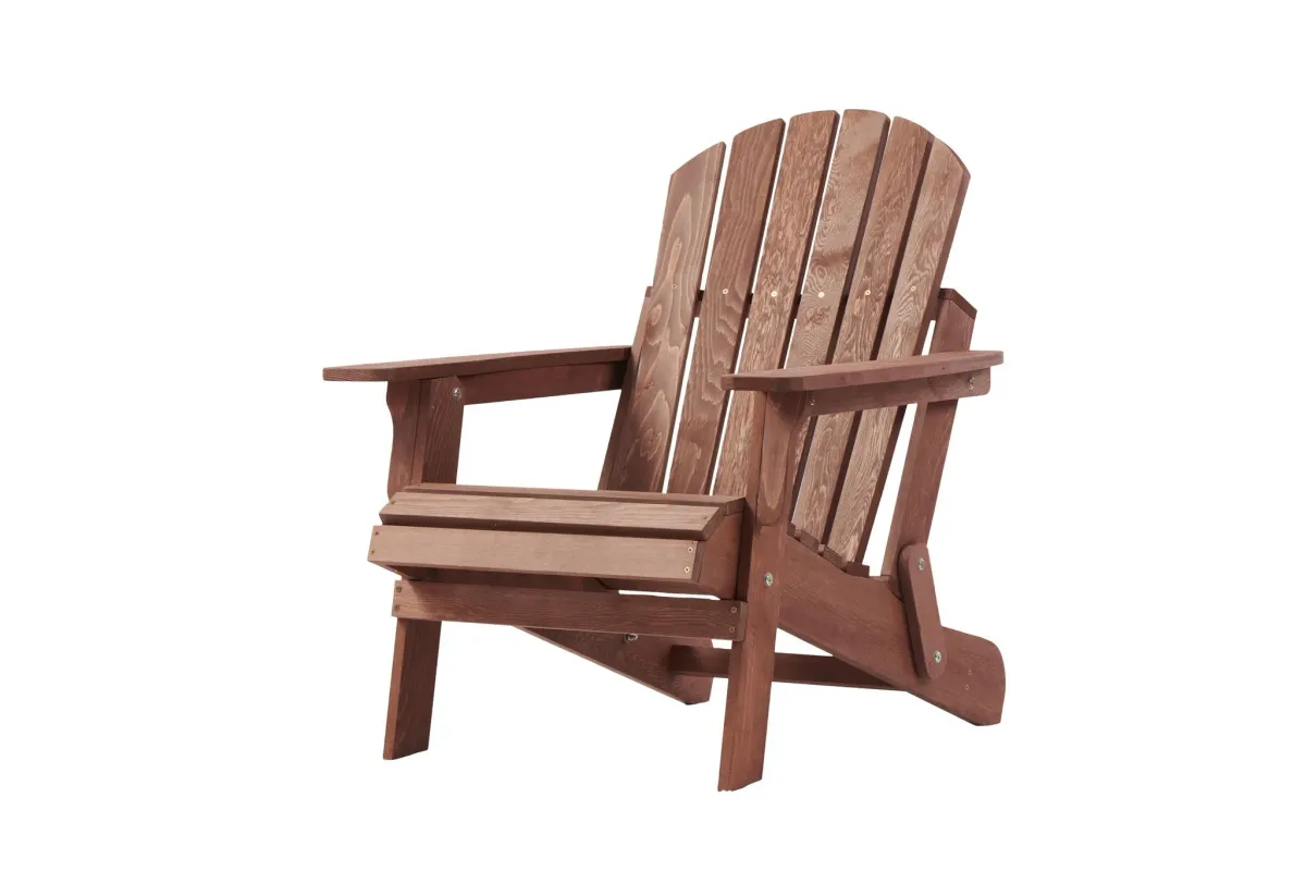 Oversize Outdoor Folding Adirondack Chair, Patio Chair For Garden