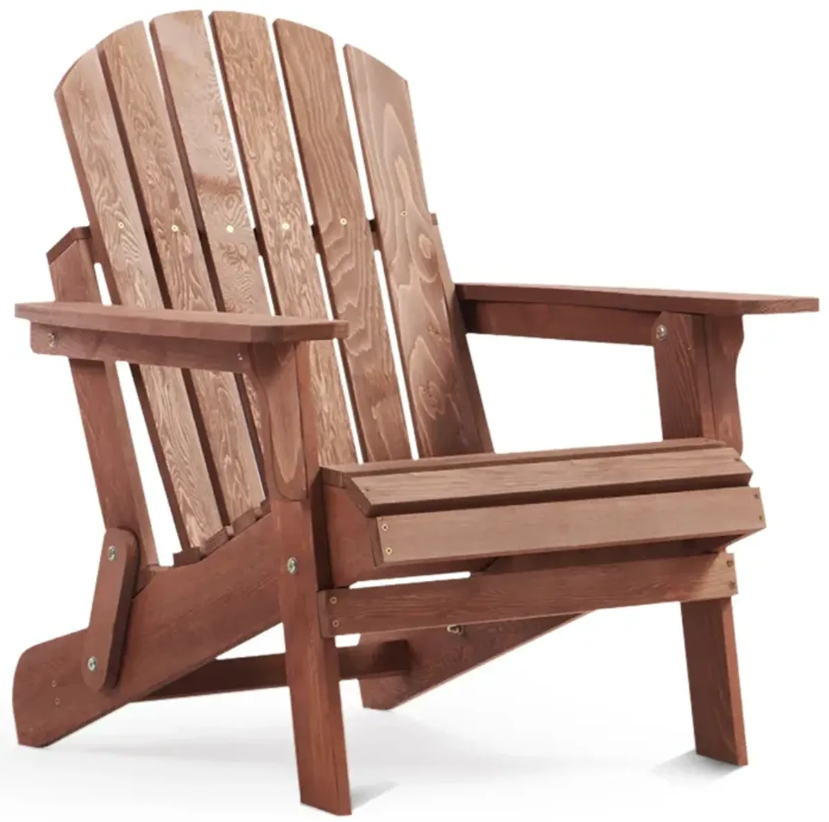 Oversize Outdoor Folding Adirondack Chair, Patio Chair For Garden