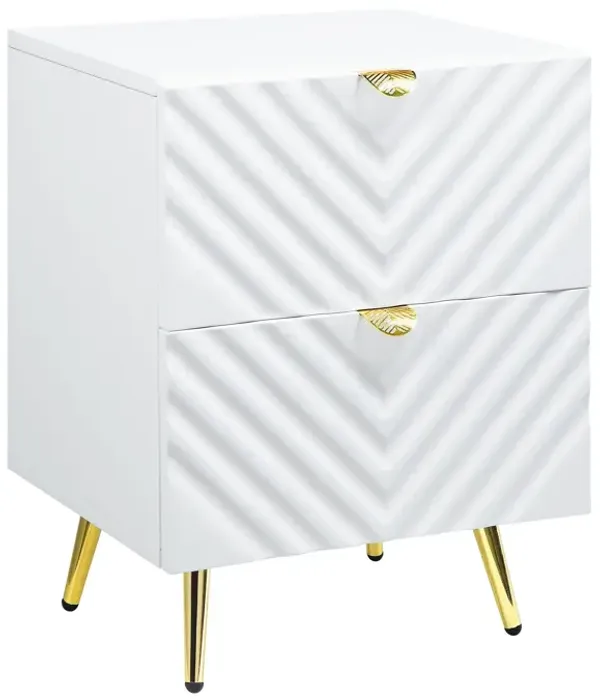 Gaines - High Gloss Nightstand