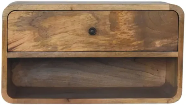 Curve Upper Slot Floating Nightstand