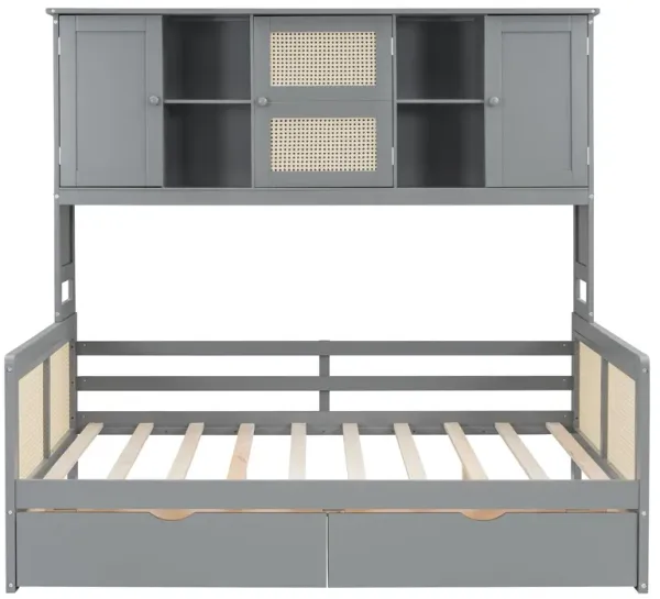 Daybed And All In One Cabinet And Shelf