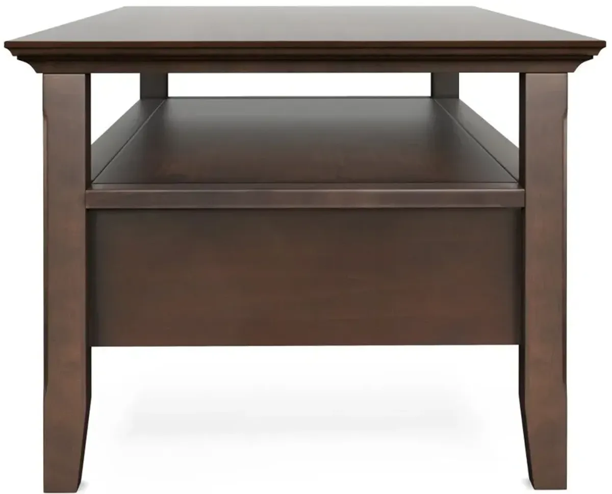 Acadian - Coffee Table With Drawer - Brown