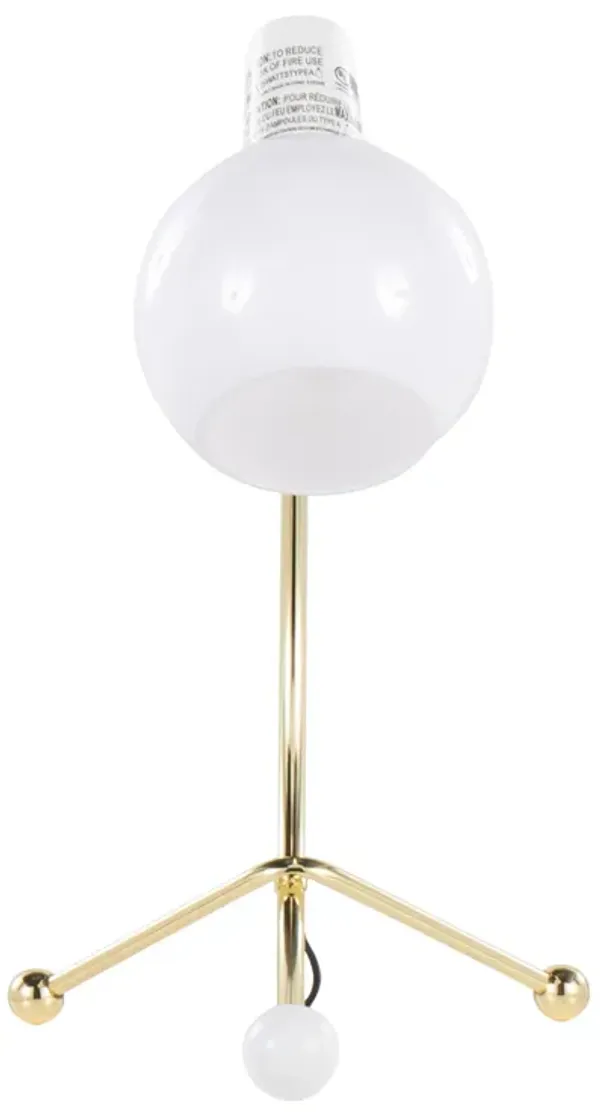Eileen - Contemporary Task Lamp - Gold / White