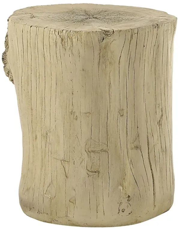 Gene - Fiber Concrete Accent Table - Brown